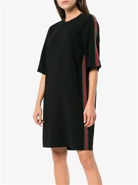 gucci leather t-shirt dress|Gucci t shirt dress women.